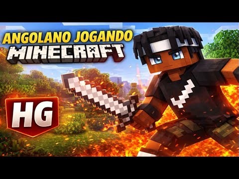 Angolano jogando minecraft HG