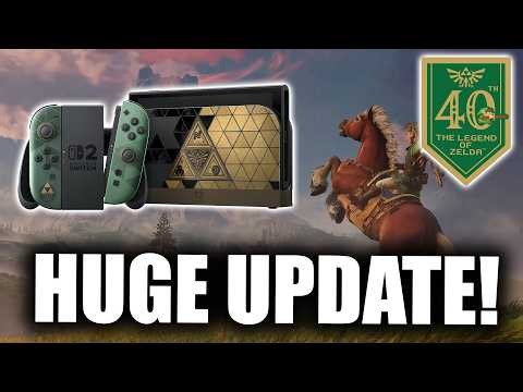 A HUGE Zelda 40th Anniversary Update Just Dropped! + More!