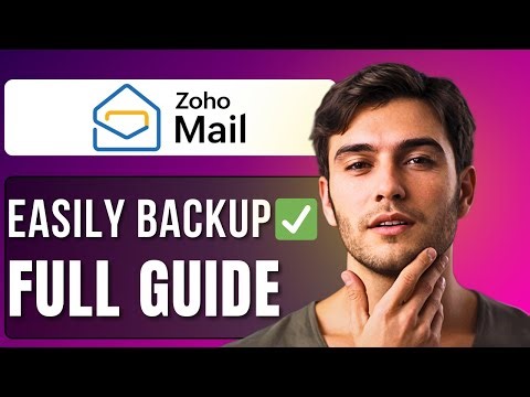 How To Backup In Zoho Mail | Step-by-Step Beginner Guide