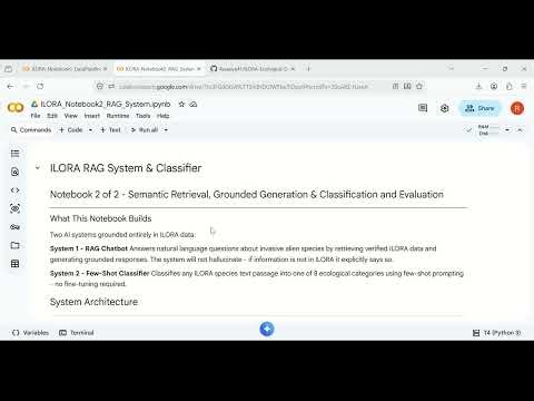 ILORA Ecological Decision Support System - AI-Powered Invasive Species Querying for India (PoC Demo)