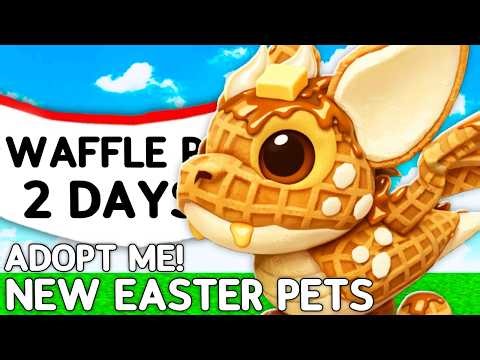 Adopt Me WAFFLE DRAGON! Week 2 Easter Pets