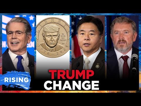 Trump gold coin unveiled by Scott Bessent, outraging Democrats, Thomas Massie | RISING