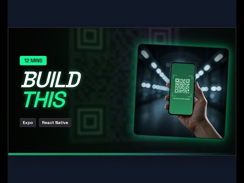 🔴 Live Coding: QR Code Scanner & Generator Tool with Expo Camera | React Native Fast Build