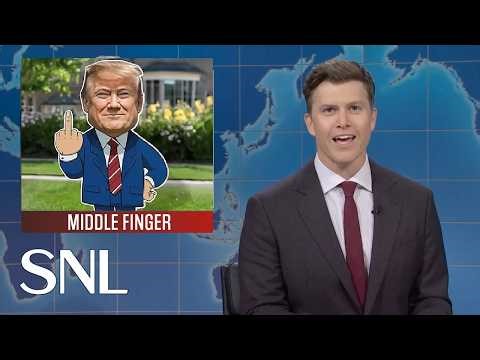 Weekend Update Colin Jost and Michael Che Darkest Ever Joke Swaps Funny Snl Compilation