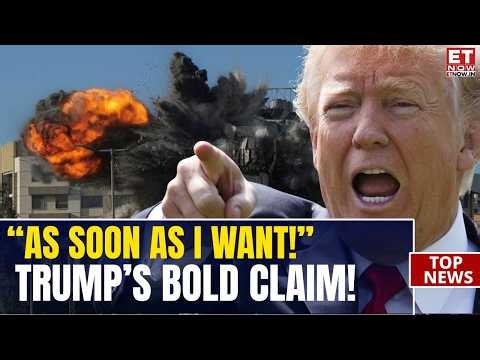 Trump Drops Bombshell on Iran War: “It’ll End Very Soon” as He Boasts of Republican Momentum | US