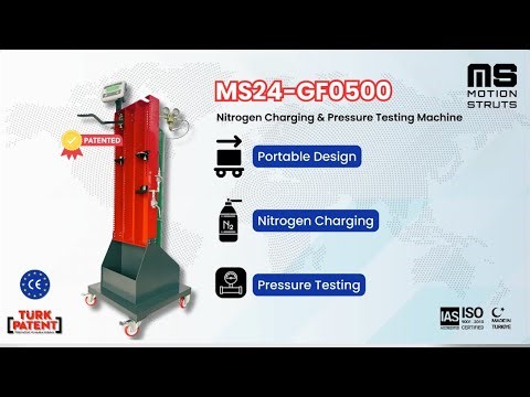 MS24 GF0500 Gas Spring Nitrogen Charging and Pressure Testing