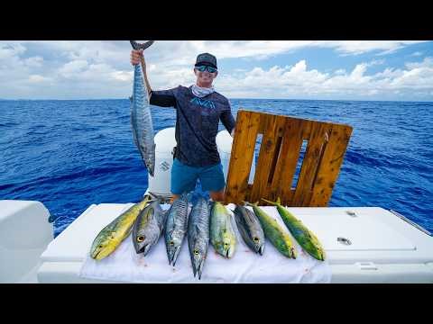 The SECRET to Deep Sea Fishing! Catch Clean Cook (Wahoo, Tuna, mahi mahi)