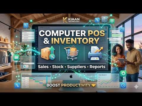 Modern Computer POS & Inventory Management System 2026 | ODNE Business Software 🚀