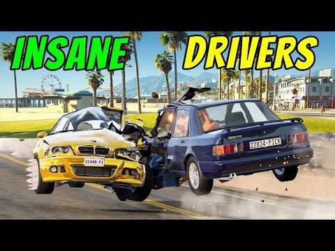 Worst Drivers Ever in GTA 5… (Total Traffic Chaos)