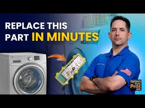 How to Test and Replace a GE Front Load Washer Main Control