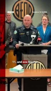 Three children and teacher killed in US primary school shooting. #Bend #Oregon #US #News #BBCNews
