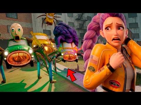 Will Rumi Save From BALDI and LILY CAR EATER in Garry`s Mod