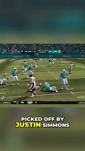 Tua Tagovailoa's Interception Seals Broncos' Victory! #shorts