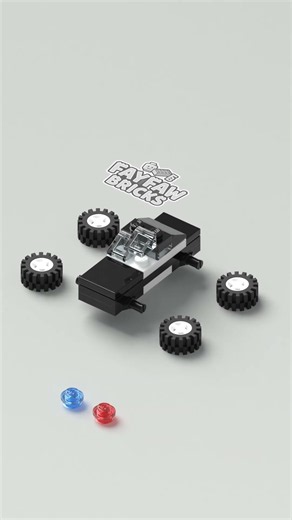 LEGO mini tiny car the Sheriff #cars #satisfying