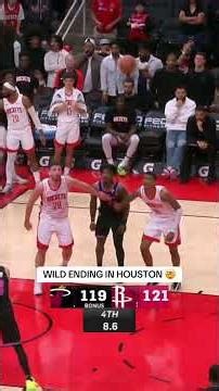 What a #FantasticFinish in Houston between the Rockets and the Heat 🙌
