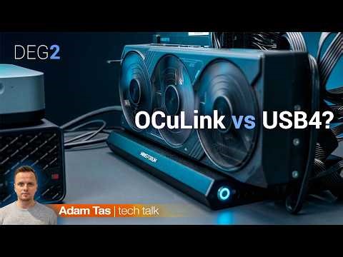 Minisforum DEG2 Review — RTX 5080 eGPU via OCuLink vs USB4 (Real Performance Test)