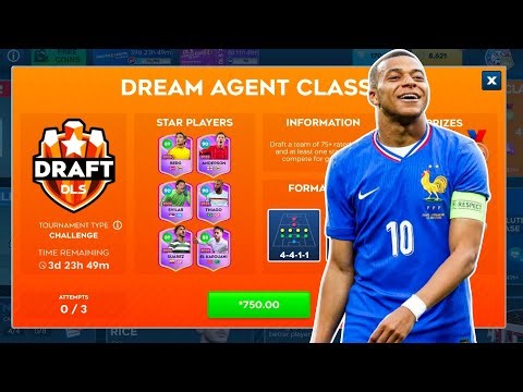 DLS 26 DREAM DRAFT WIN WITH MBAPPE. DREAM AGENT CLASSIC. FTG HD BRO 