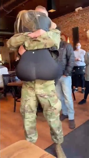 Soldier Comes Home After Long Time🥰 #shorts