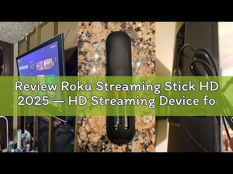 Review Roku Streaming Stick HD 2025 — HD Streaming Device for TV with Roku Voice Remote, Free & Live