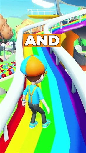 How does a rainbow get its colors? 🌈 #blippi