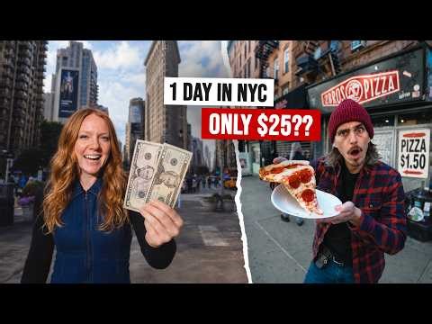 Can We Survive 1 Day in NYC with ONLY $25??
