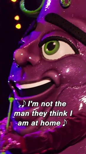 eggplant performs “rocket man” by elton john 🚀🍆 #themaskedsinger