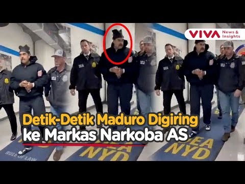 Penampakan Perdana Presiden Venezuela Setelah Masuk Markas Badan Pemberantasan Narkoba AS