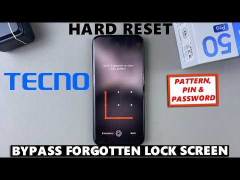 Forgotten Lock Screen PIN, Password / Pattern On TECNO Phone | Hard Reset