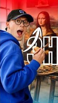 DESSINER la Joconde en 3H 🤩✏️ #lilbronn