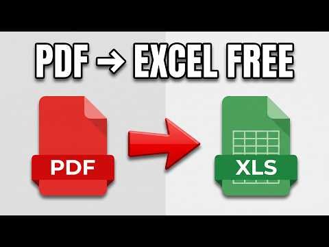 PDF to Excel Converter Free & Instant (2026)