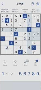 Sudoku Short #games #puzzle