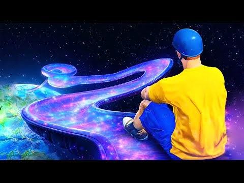 Jeffy Slides Down ENCHANTED WATERSLIDES in GTA 5!