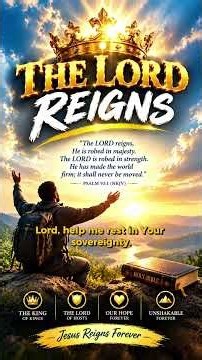 THE LORD REIGNS 👑 | JESUS Reigns Forever | Psalm 93:1