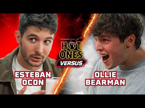 Esteban Ocon vs. Ollie Bearman | Hot Ones Versus