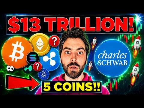 $13 TRILLION INSTITUTION GOES ALL IN on 5 CRYPTO COINS