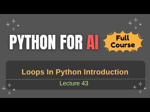 Loops In Python Introduction | Python Programming Tutorial for Beginners