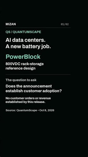QuantumScape PowerBlock: Read the Test Basis