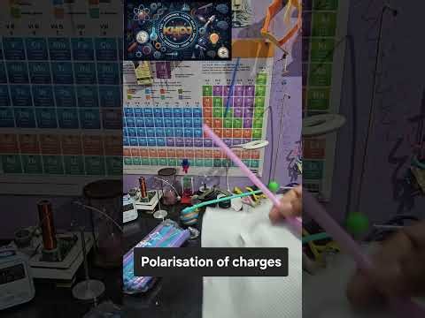 Polarisation of charges. Experiment using Straws #experiment #scientifictemper #physics #khoj