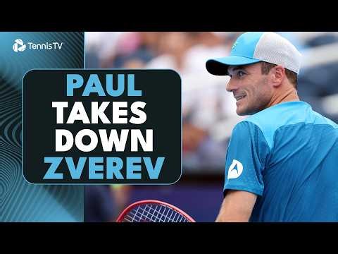 Tommy Paul Takes Down Top Seed Alexander Zverev | Cincinnati 2026 Highlights