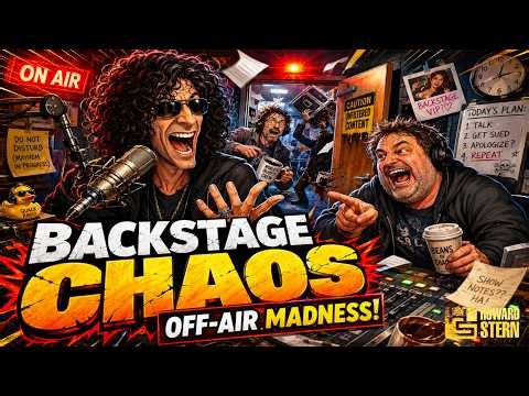 Insane Backstage Chaos & Unfiltered Moments You Never Saw on Air 😱 | The Howard Stern Show
