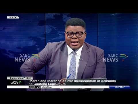 March and March | Supporters gather at Gauteng Legislature - Lopang Alamu reports