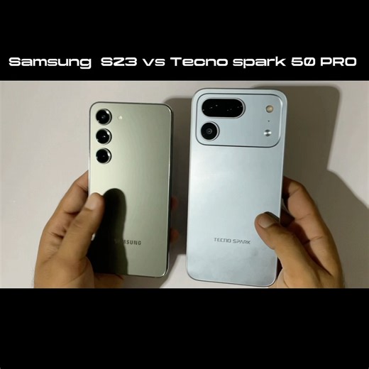 ⚡️💀Samsung Galaxy S23 vs Tecno Spark 50 PRO - PUBGMOBILE TEST