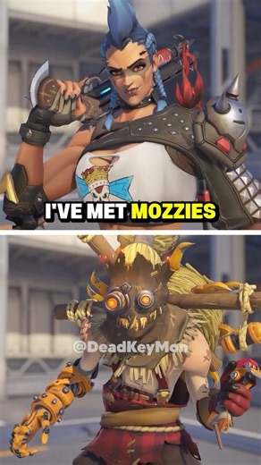 Junker Queen and Junkrat Interaction in Overwatch