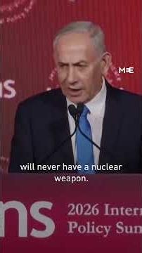 Netanyahu says as long as he’s prime minister Iran won’t have nuclear weapons