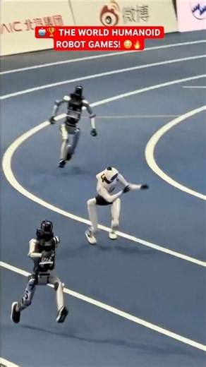 Humanoid robots are taking over the pitch! 🤖⚽ #RobotGames #AI #Robotics