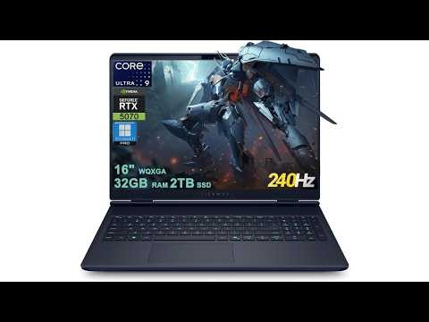 Alienware 16X Aurora Review – RTX 5070 + Ultra 9 275HX + 240Hz Display!