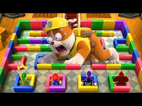 Mario Party 10 Minigame Battle! Yoshi Vs Mario Vs Wario Vs Donkey Kong (Hardest Difficulty)