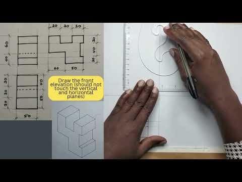 Lesson 5_ First Angle Orthographic Projection #orthographicprojection #engineeringdrawing