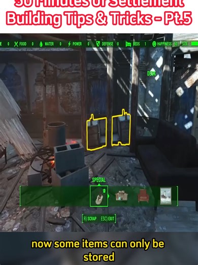 50 Minutes of Settlement Building Tips & Tricks - Pt.5 #fallout #fallout76 #fallout4 #fallout3 #falloutnewvegas #tipsandtricks #guide #gameontiktok