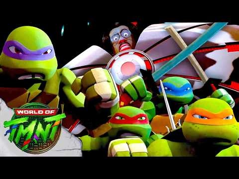 Teenage Ninja Mutant Turtles Fight A Robot Scientist! 🧑‍🔬🤖 | TMNT (2012)